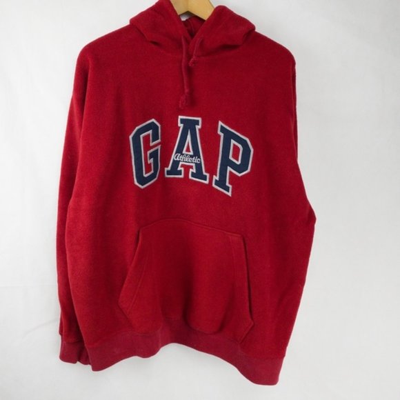 GAP Tops - Vintage Gap fleece red sweatshirt Size M